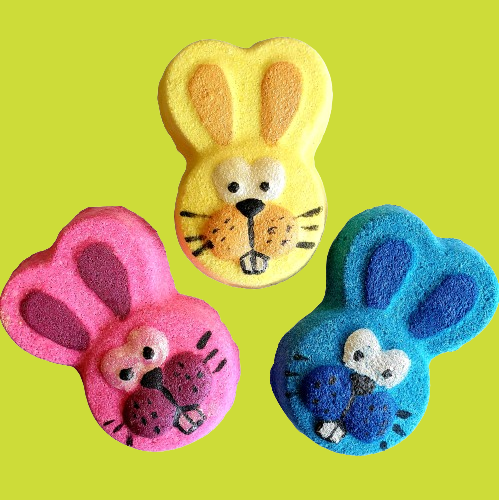 Bunny Face Bath Bombs