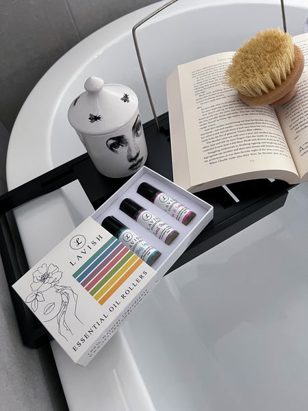 Essential Oil Roller Blends Trio Gift Set