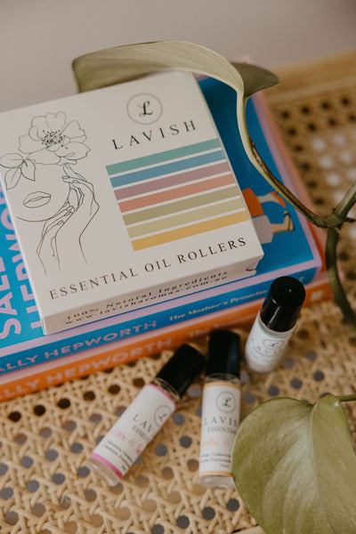 Essential Oil Roller Blends Trio Gift Set