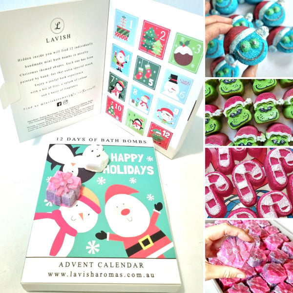 ADVENT CALENDAR - 12 DAYS OF BATH BOMBS