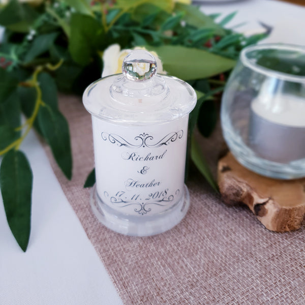 12 x Small Danube Candle Bombonieres (without box)