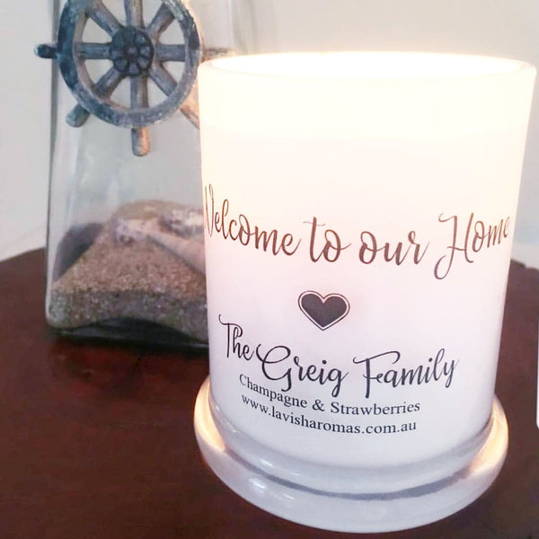 Personalised Medium Soy Candle