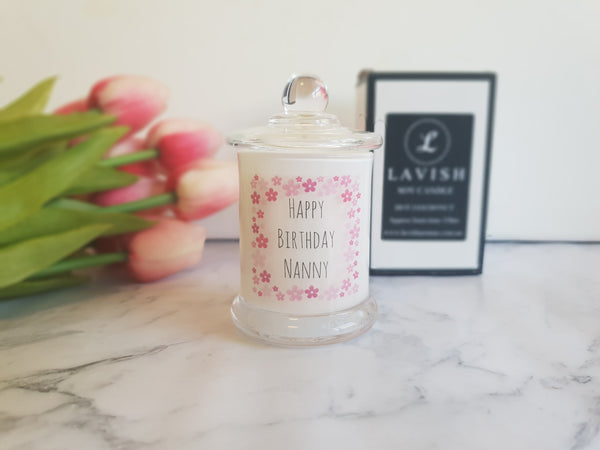 Personalised Small Soy Candle