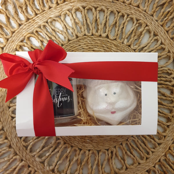 Christmas Candle & Bath Bomb Gift Box