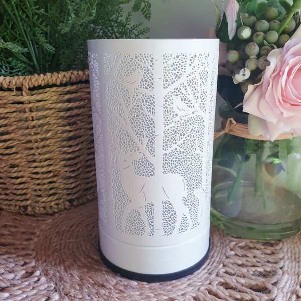 Woodland White Touch Electric Warmer