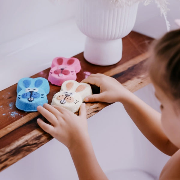 Bunny Face Bath Bombs