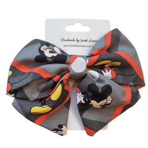 Mickey Mouse Hairbow (Grey)