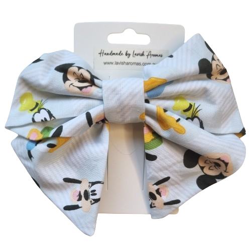 Mickey and friends Hairbow (striped)