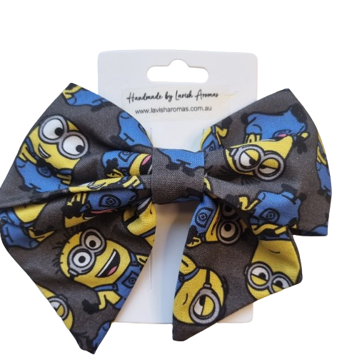 Minions Hairbow (Grey)