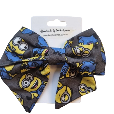 Minions Hairbow (Grey)