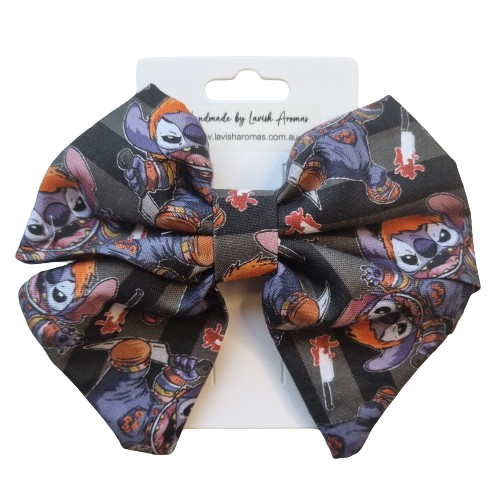 Halloween Stitch Hairbow