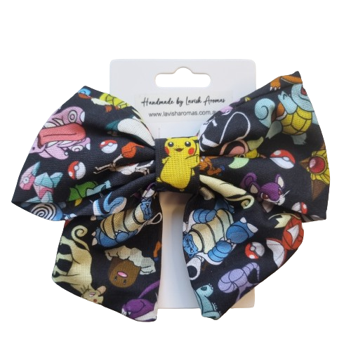 Pokemon Hairbow (black)