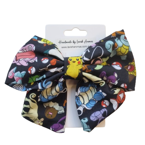 Pokemon Hairbow (black)