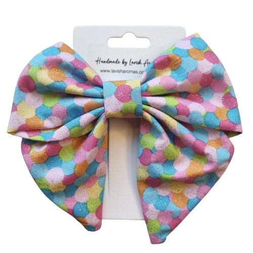 Glitter Dots Hairbow