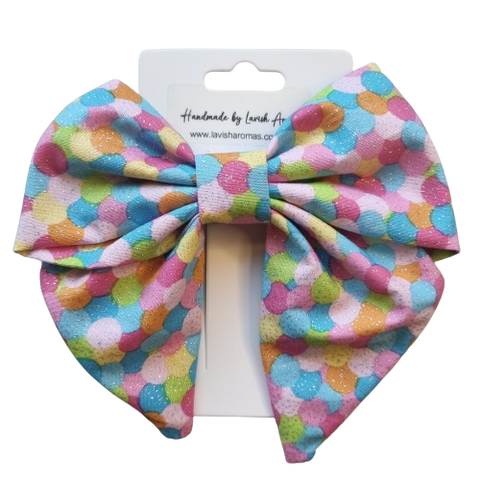 Glitter Dots Hairbow