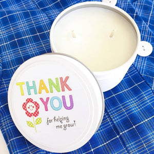 Teacher's Gift Travel Tin Soy Candle