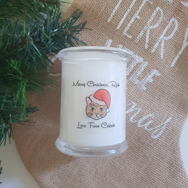 Christmas Personalised Medium Soy Candle