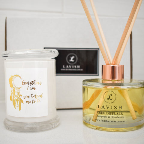 Teacher Gift Personalised Candle & Diffuser Gift Set
