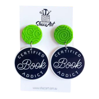 Certified Book Addict Earrings