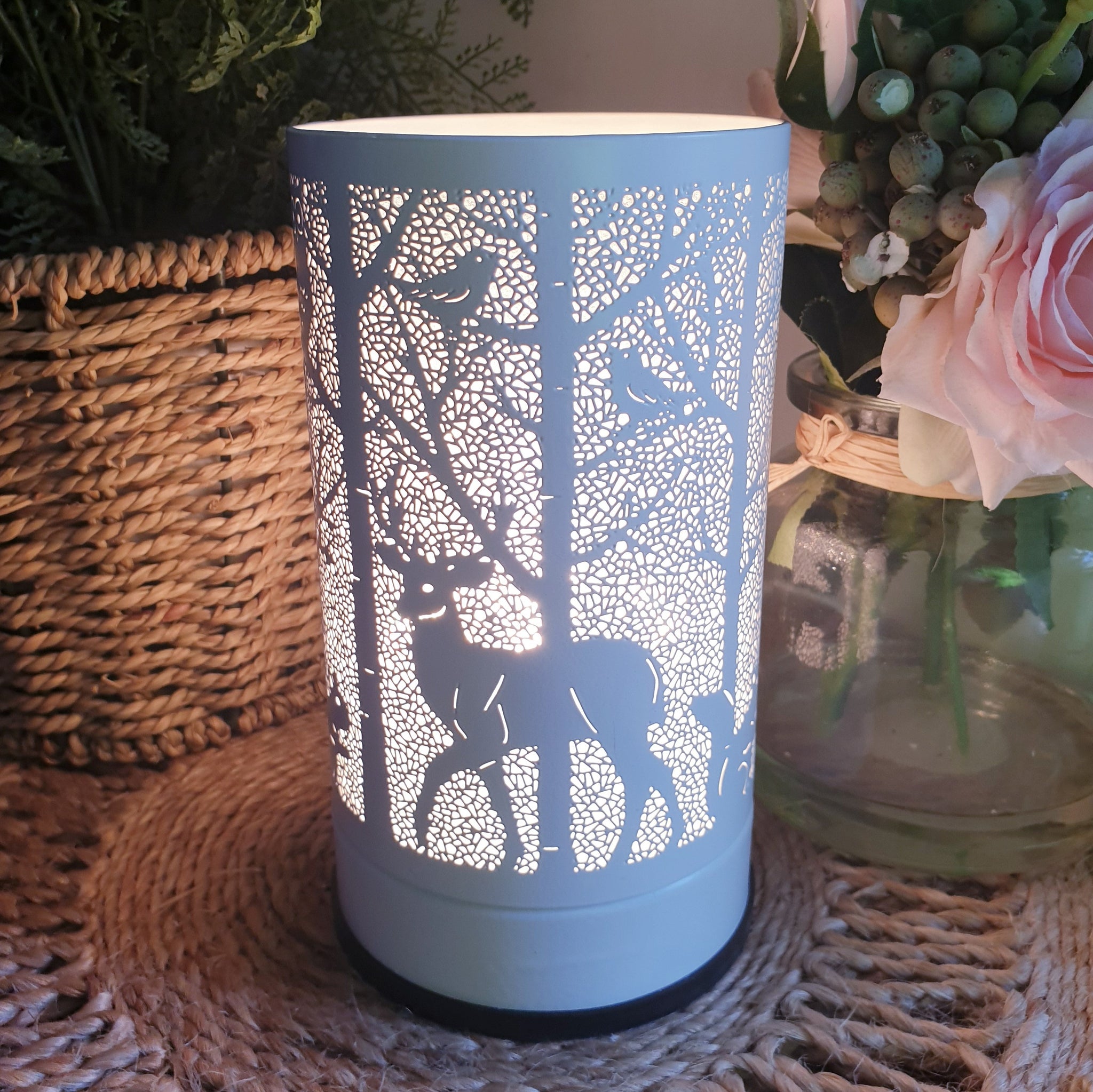 Woodland White Touch Electric Warmer