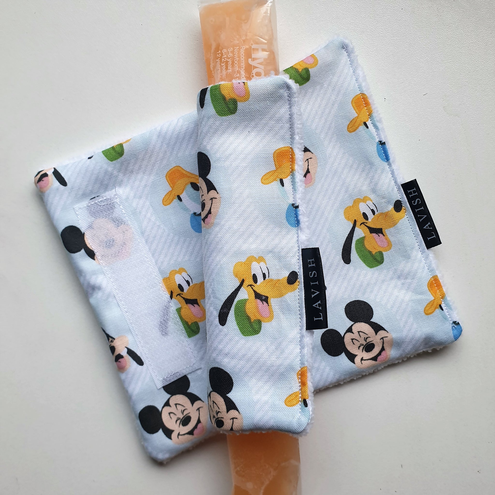 M. Mouse Blue Stripes Icy Pole Holder